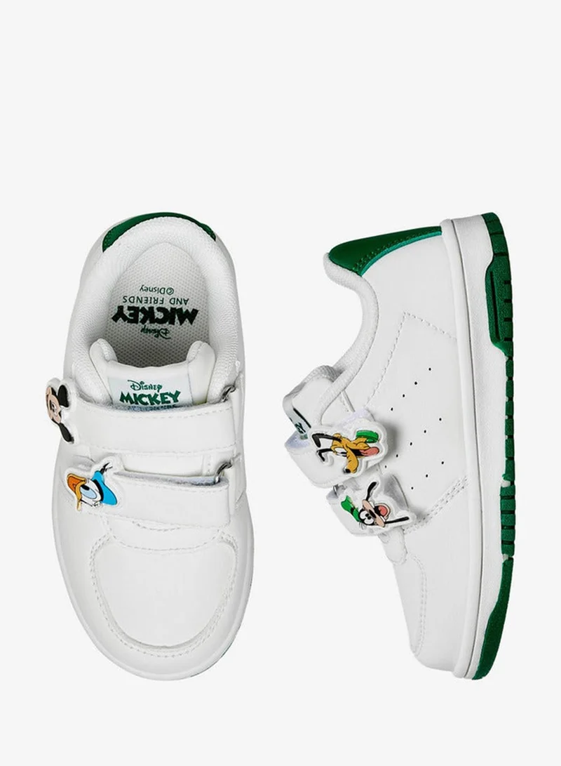 ديزني حذاء رياضي للأولاد بتصميم ميكي ماوس بشريط لاصق